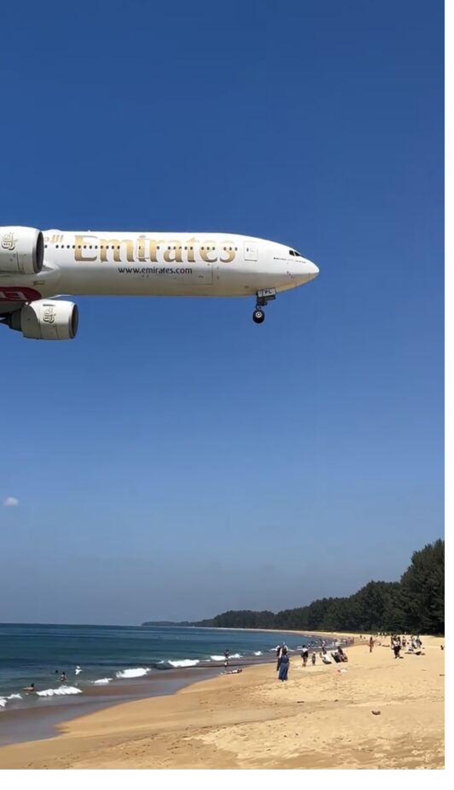 Plane spotting at Mai Khao Beach