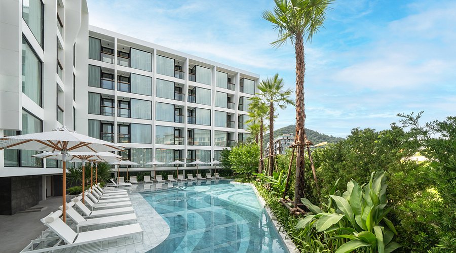TRIBE Phuket Patong hotel pool and modern facade