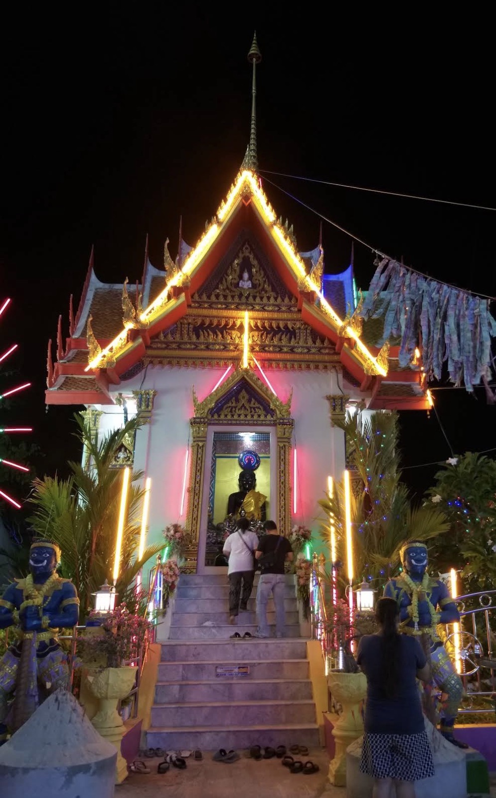 Karon Temple Market at night, Phuket