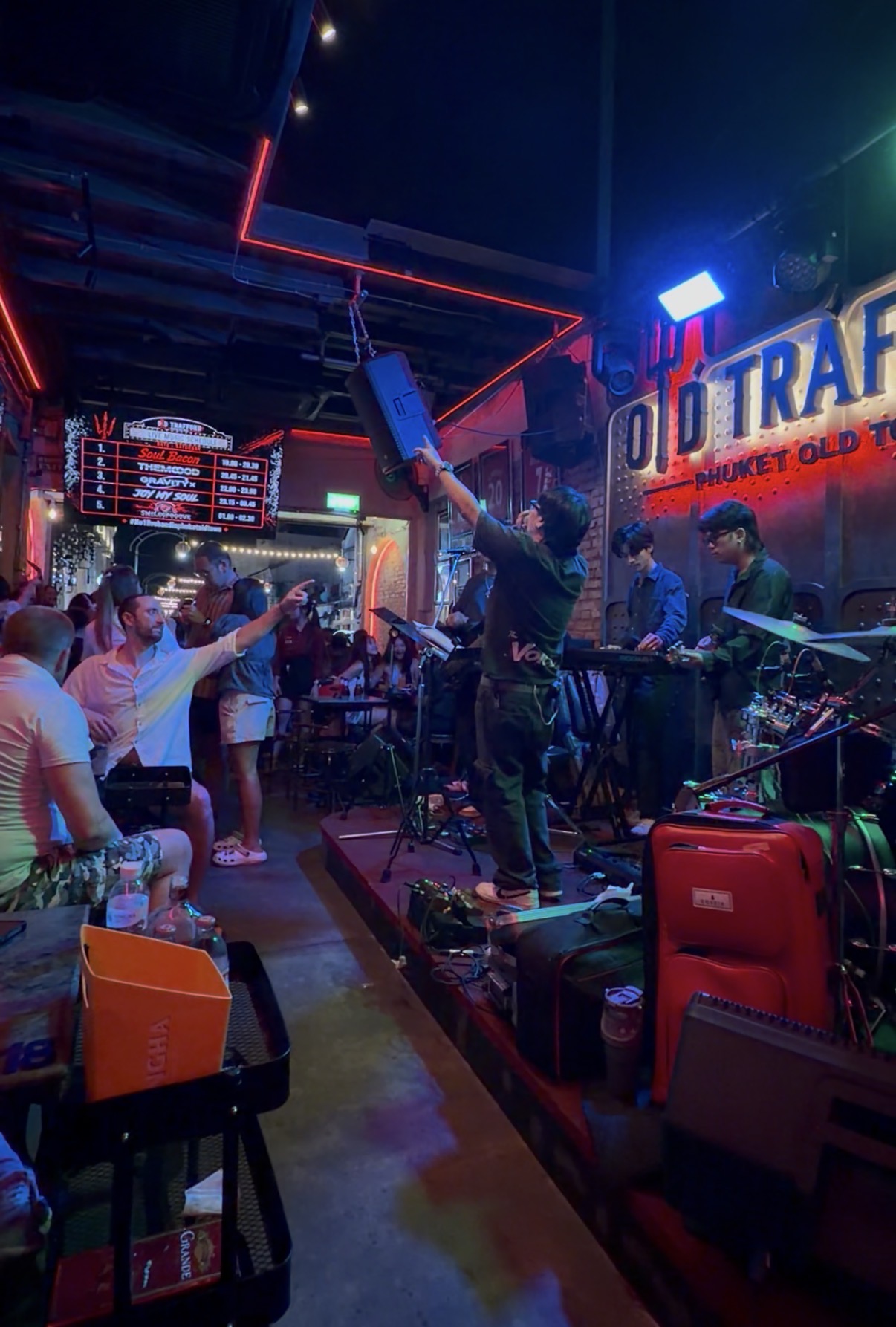 Old Trafford live music bar, Phuket Old Town