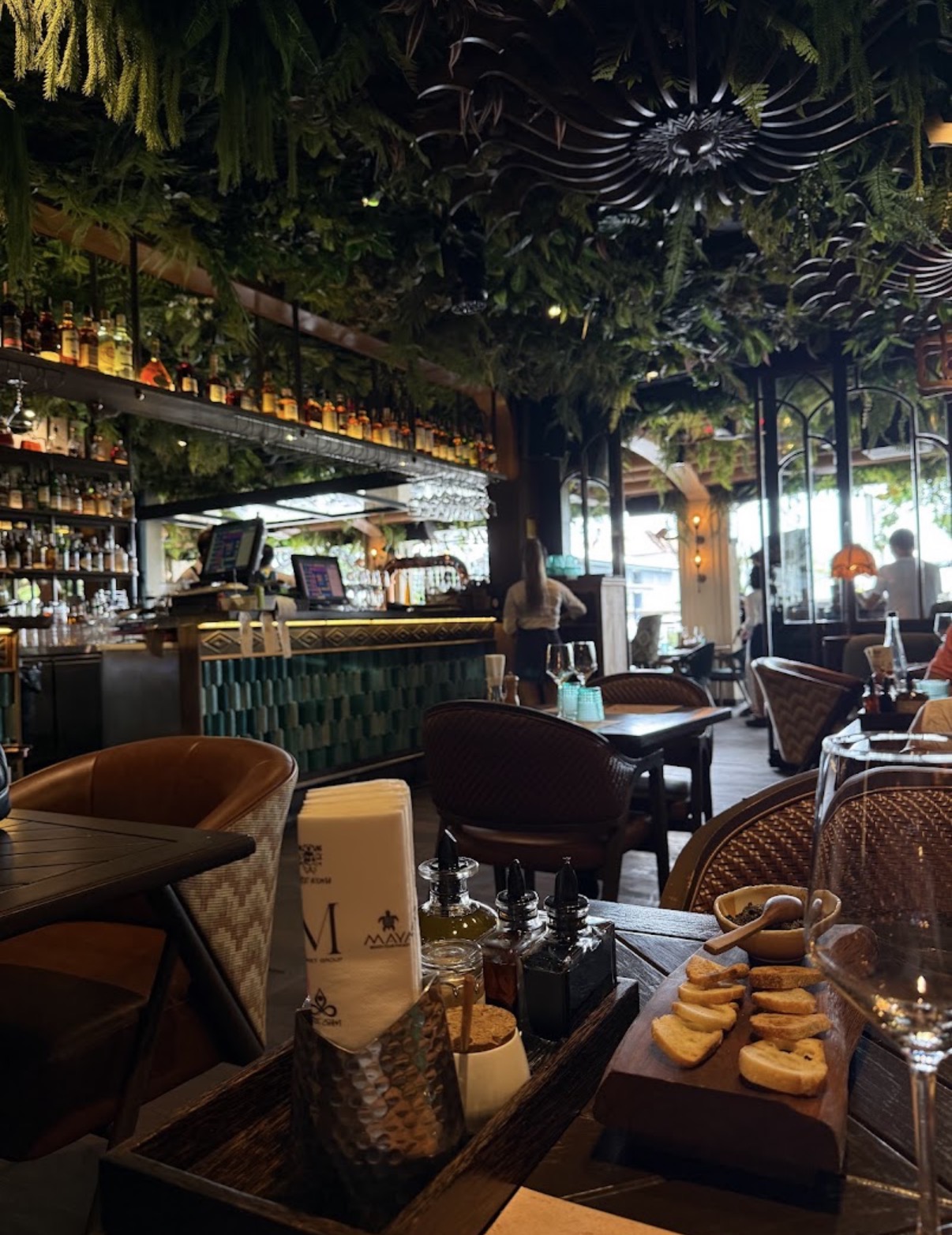 Little Paris restaurant interior, Boat Avenue, Bang Tao