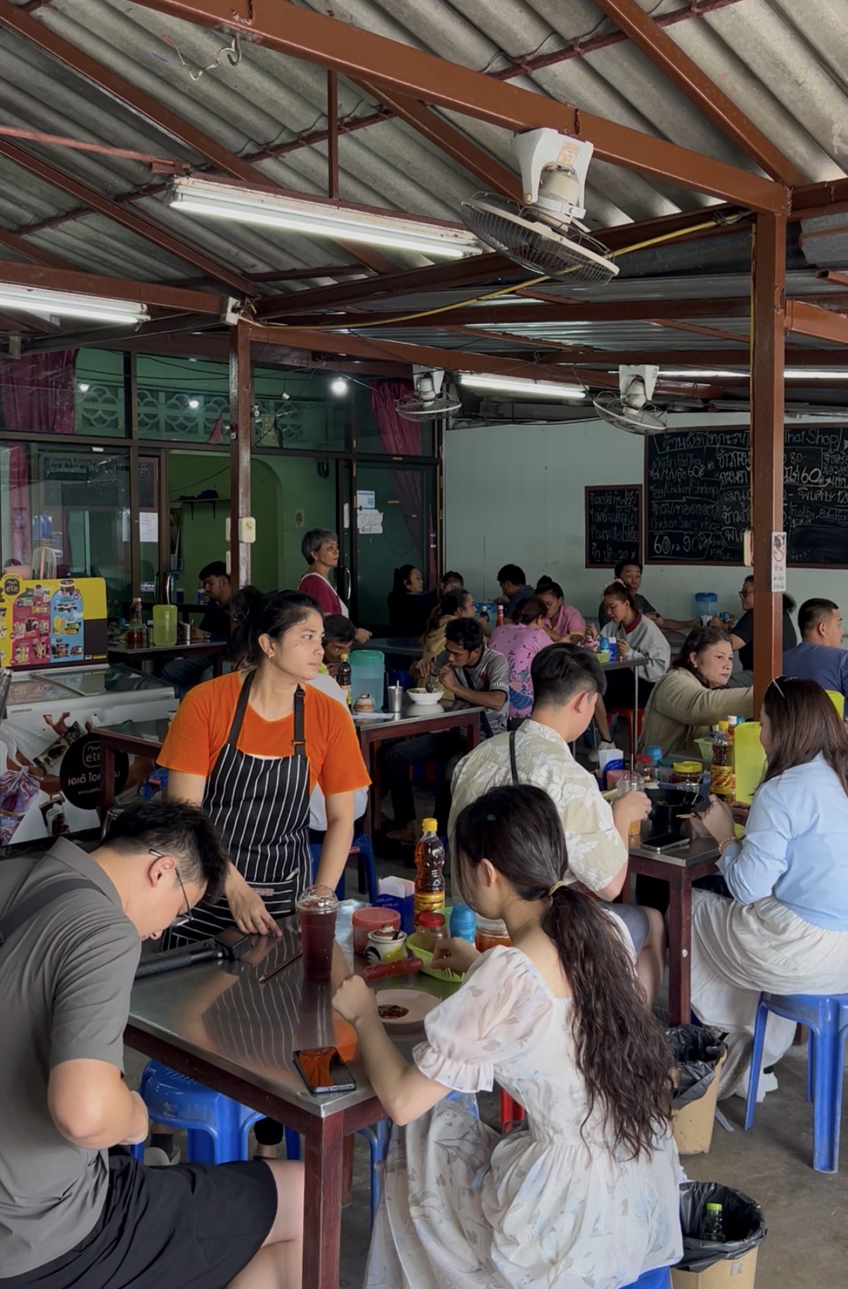 The Pad Thai Shop, a busy local noodle stall in Karon