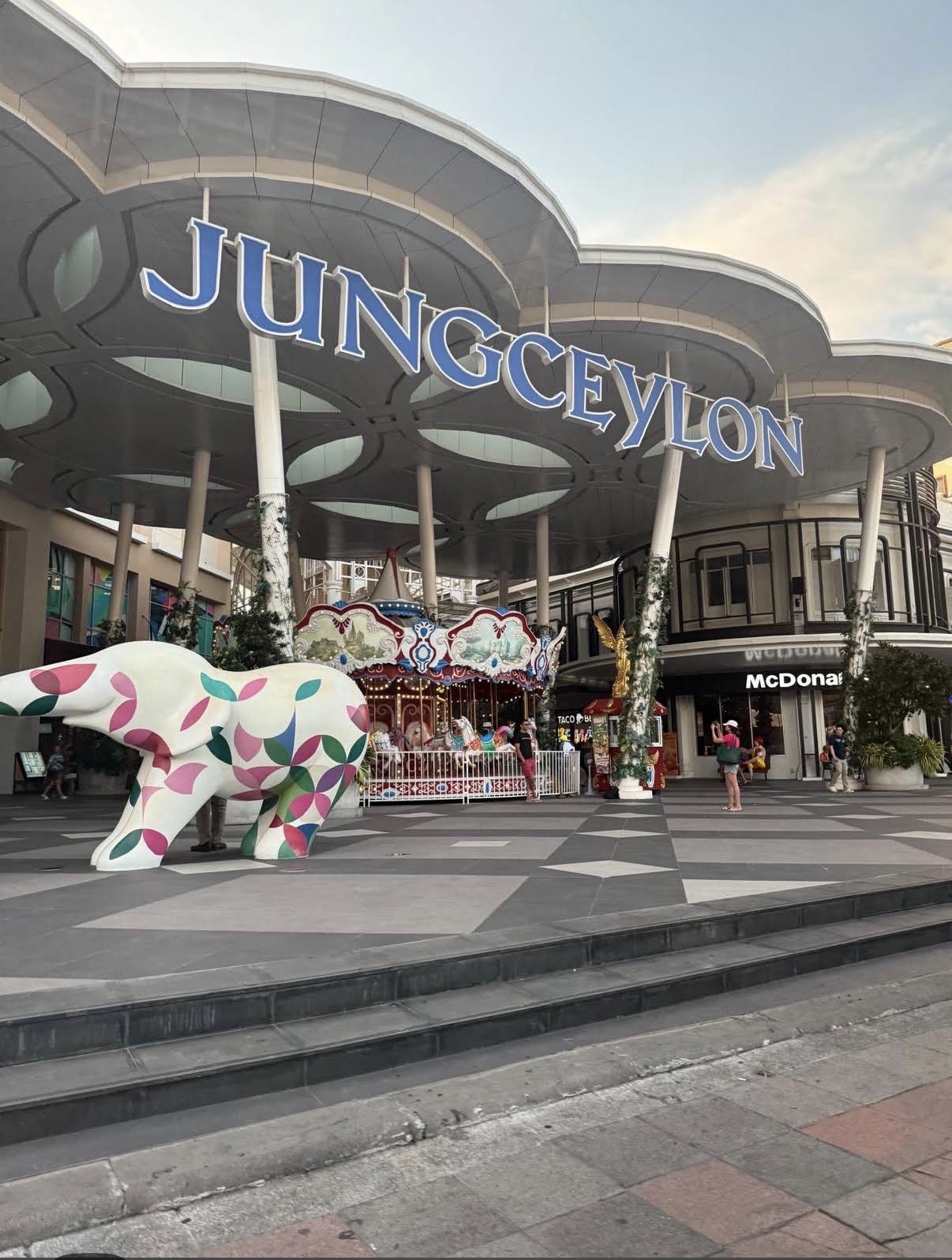 Jungceylon shopping mall entrance in central Patong